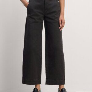 Everlane The Utility Wide-Leg Pant - Black